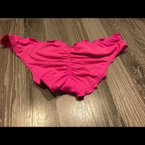 VS hot pink ruffle bottoms